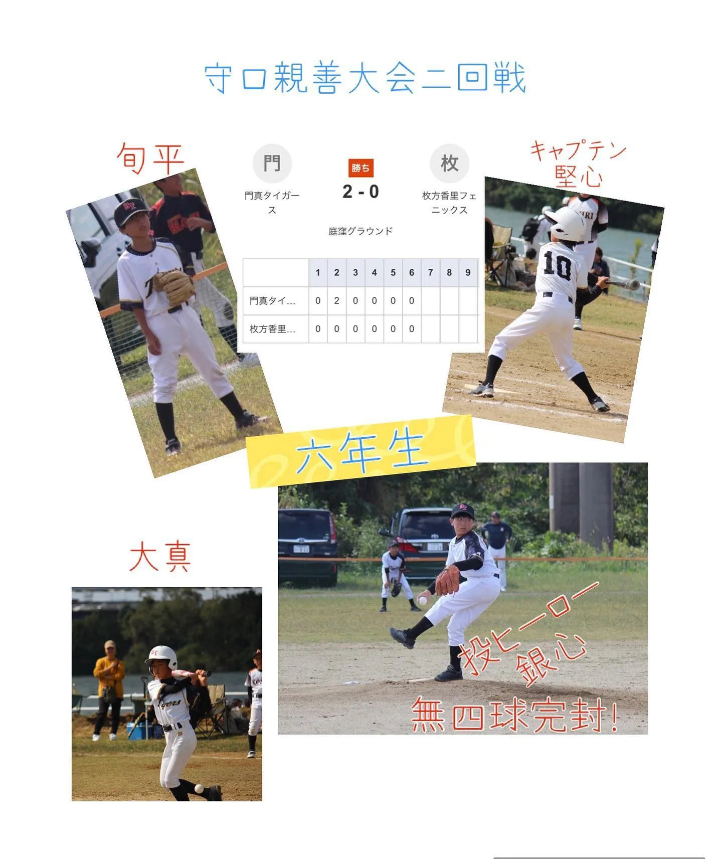 守口親善大会二回戦