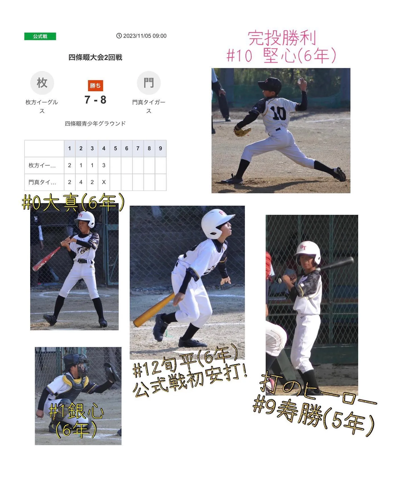#門真タイガース Aチーム