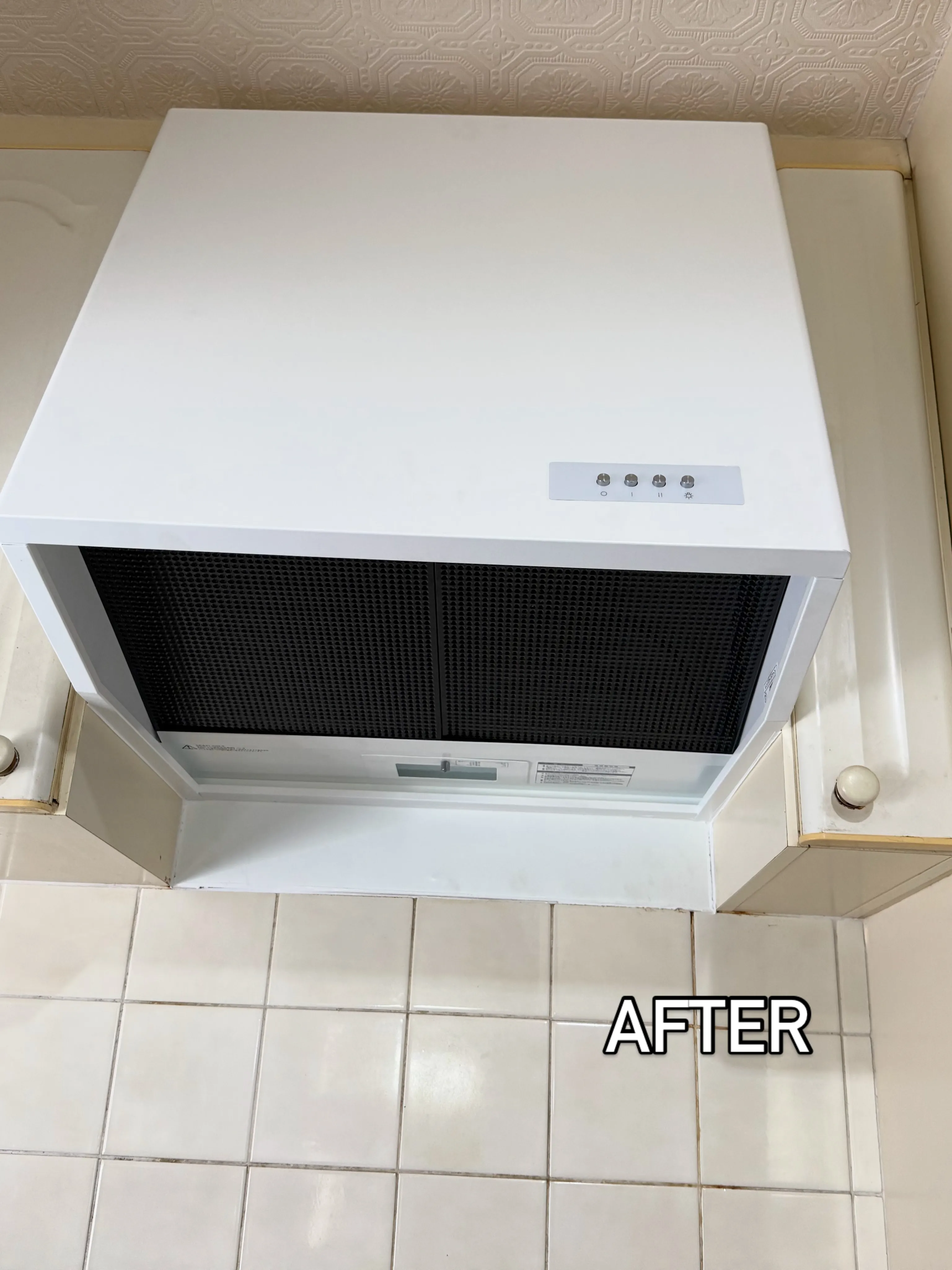 プロペラ換気扇＋フード　　取替工事